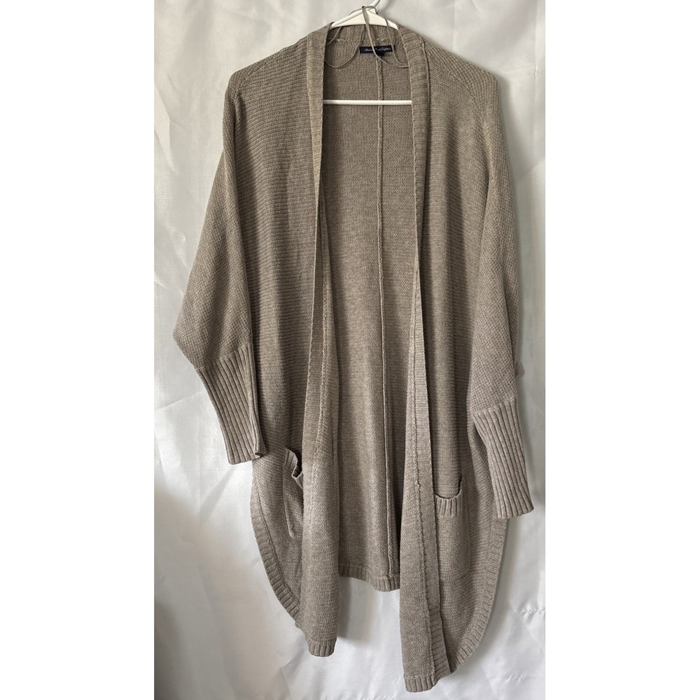 American Eagle Cardigan Women's M Gray Open Front Cardigan W/ Pockets